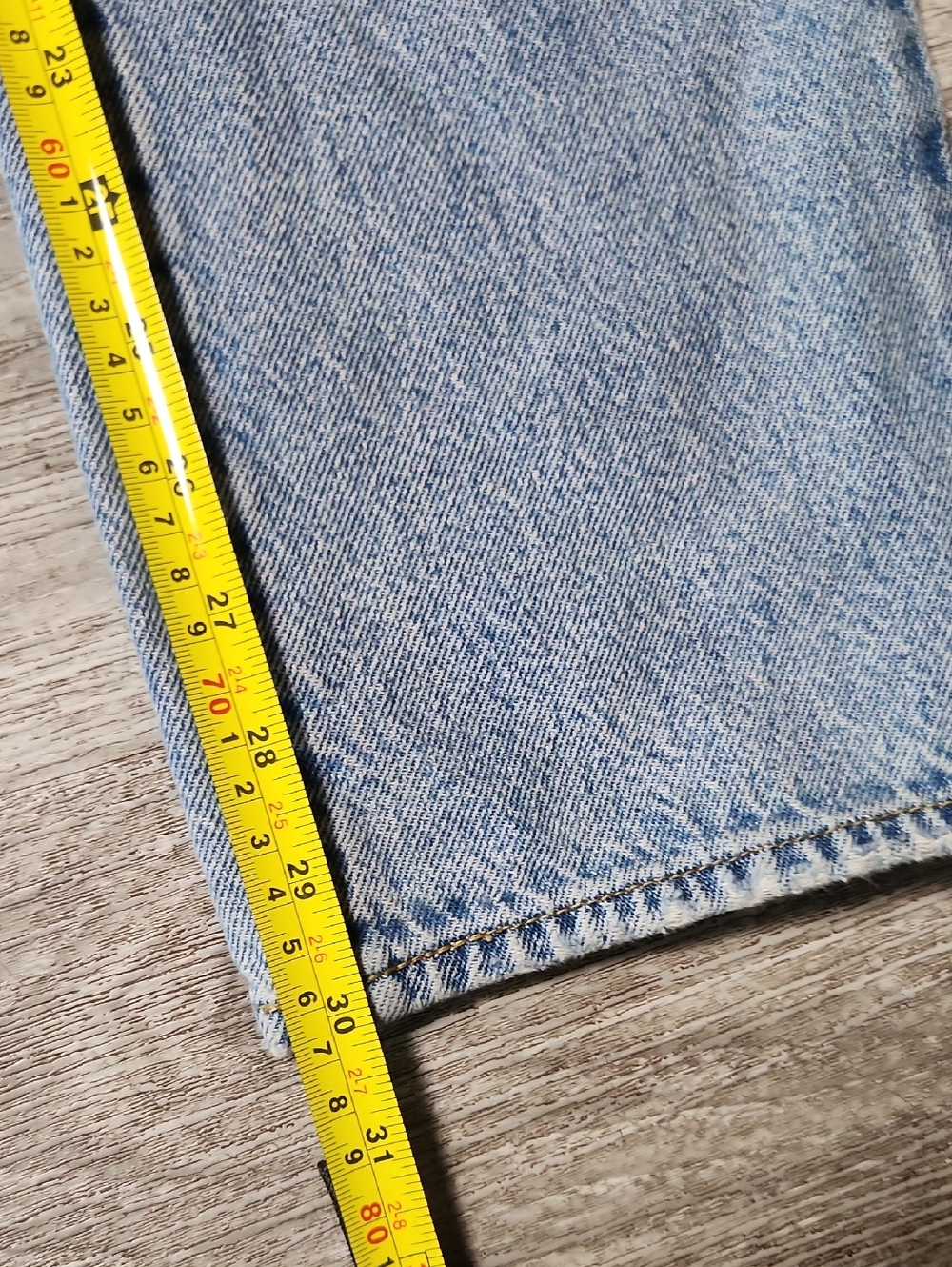 PacSun Women’s Light Blue High-Rise Straight Leg Jeans - Picture 4 of 5